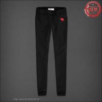 dames abercrombie sweatpants logo zwart Den Haag Shop lf9tp465